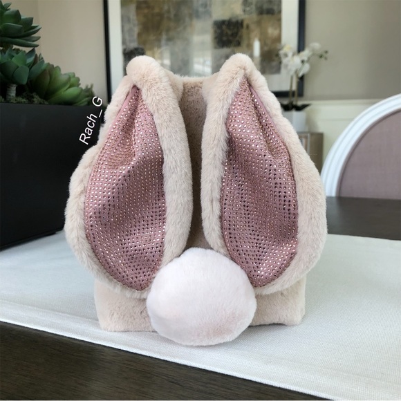 Kate Spade Bunbun Faux Fur 3D Bunny Rabbit Crossbody - Picture 3 of 12